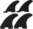 FIN SOLUTIONS FFS QUAD LG 5.5"/4.5" BLK WEAVE/BLK