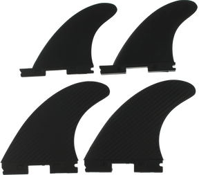 FIN SOLUTIONS FFS QUAD LG 5.5"/4.5" BLK WEAVE/BLK