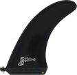 RAY GUN PLASTIC SURFBOARD CENTER FIN 8" BLACK
