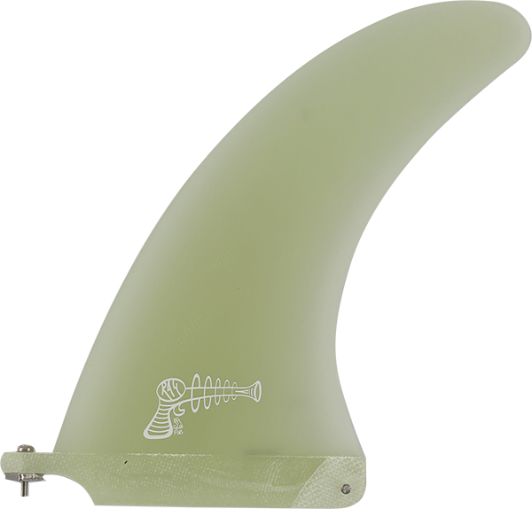 RAY GUN FIBERGLASS SURFBOARD CENTER FIN 7.0" CLEAR