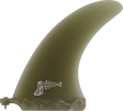 RAY GUN FIBERGLASS SURFBOARD CENTER FIN 7.0" SMOKE