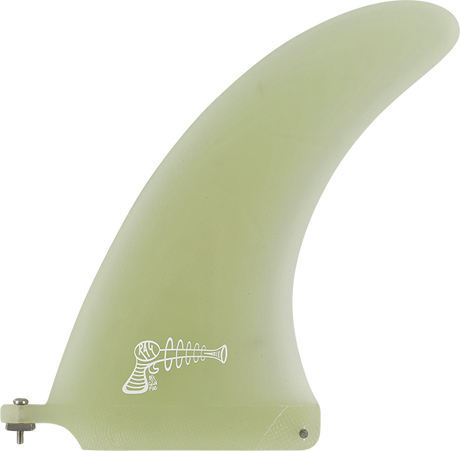 RAY GUN FIBERGLASS SURFBOARD VOLAN CENTER FIN 7.0" CLEAR