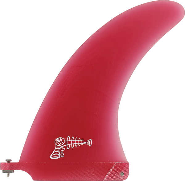 RAY GUN FIBERGLASS SURFBOARD VOLAN CENTER FIN 7.0" RED