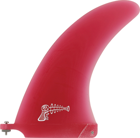 RAY GUN FIBERGLASS SURFBOARD VOLAN CENTER FIN 7.0" RED
