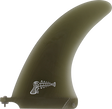 RAY GUN FIBERGLASS SURFBOARD VOLAN CENTER FIN 7.5" SMOKE