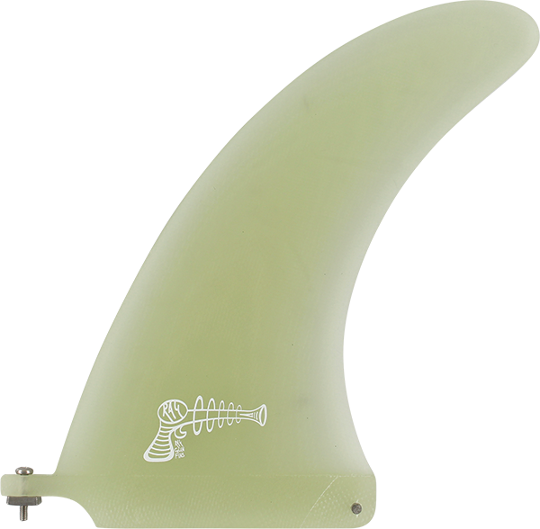 RAY GUN FIBERGLASS SURFBOARD VOLAN CENTER FIN 8.0" CLEAR