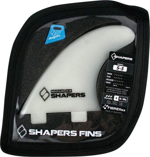 SHAPERS AUSTRALIA S-5 FCS NATURAL 3fin set