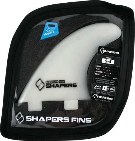 SHAPERS AUSTRALIA S-5 FCS NATURAL 3fin set