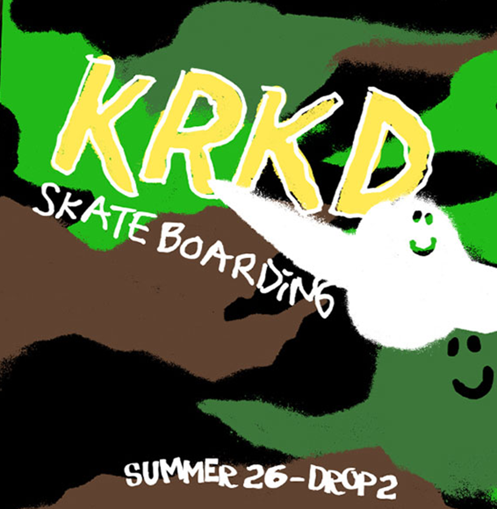 Krooked Cernicky Hot Skateboard Deck Red 8.25x14.38