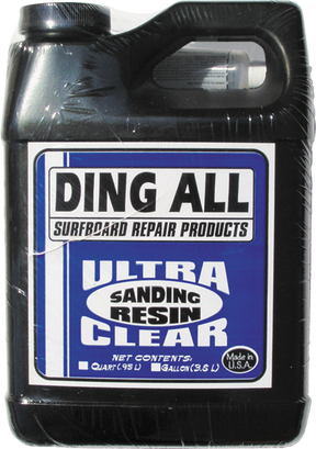 DING ALL 1 QUART SANDING RESIN BLACK BLUE (Hardner Included)