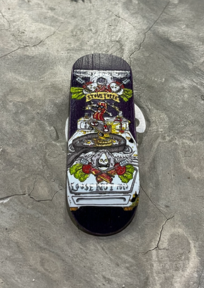 Loosenut Stovetop Pro Fingerboard Deck Green White 32x97