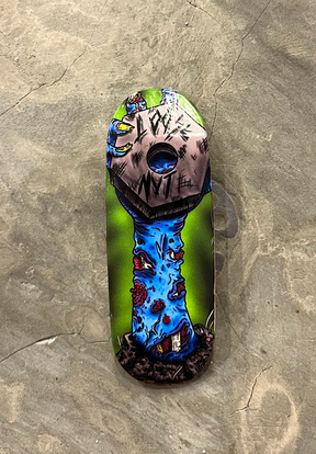 Loosenut Emerge Fingerboard Deck Green Blue 34.5x97.6