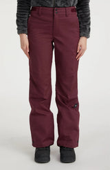 Oneill Star Melange Snow Pants Womens Wine L