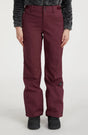 Oneill Star Melange Snow Pants Womens Wine