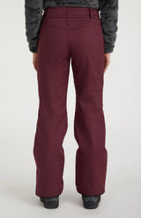 Oneill Star Melange Snow Pants Womens Wine