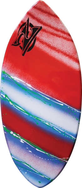 ZAP WEDGE SMALL SKIMBOARD-40x17.5 pintail ships Assorted Colorways