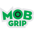 MOB Logo Sticker White Green 1.75 inch