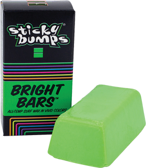 STICKY BUMPS BRIGHT BAR ALL-TEMP GREEN FLASH GRN SINGLE BAR