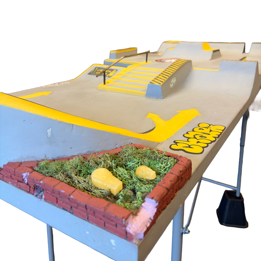 NUK WU FINGERBOARD PARK Grey Yellow 2x5