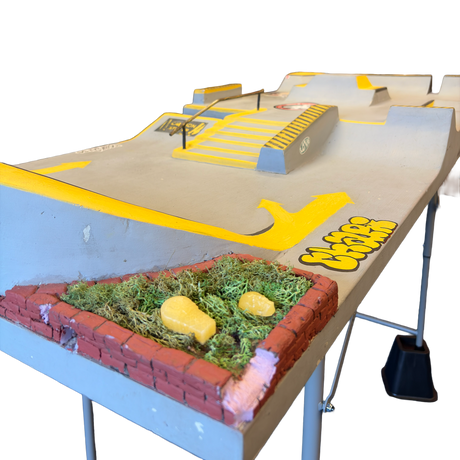 NUK WU FINGERBOARD PARK Grey Yellow 2x5