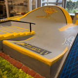 NUK WU FINGERBOARD PARK Grey Yellow 2x5