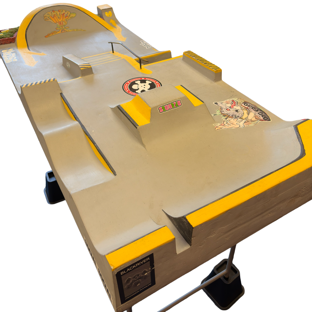 NUK WU FINGERBOARD PARK Grey Yellow 2x5