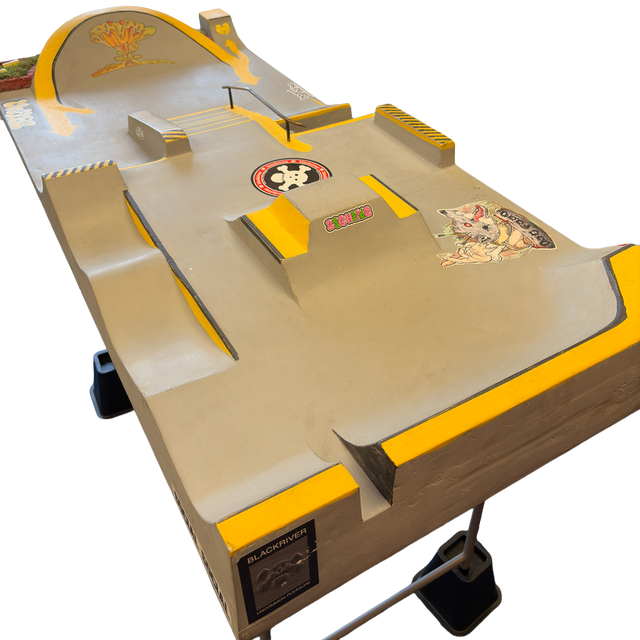 NUK WU FINGERBOARD PARK Grey Yellow 2x5