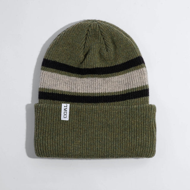 Coal Haines Beanie Recycled Wool Olive OneSize