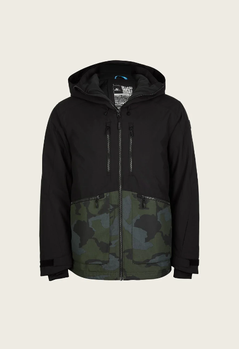 Oneill Texture Jacket Mens Black XL