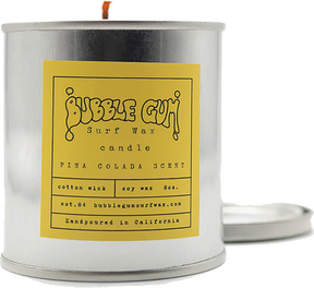 BUBBLE GUM 8oz MINI PAINT CAN CANDLE PINA COLADA
