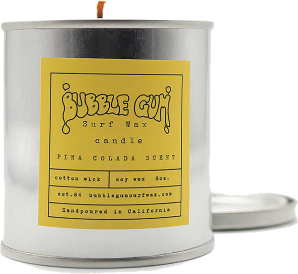 BUBBLE GUM 8oz MINI PAINT CAN CANDLE PINA COLADA