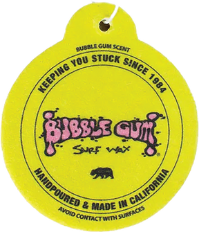 BUBBLE GUM AIR FRESHENER CIRCLE/BUBBLEGUM/YELLOW