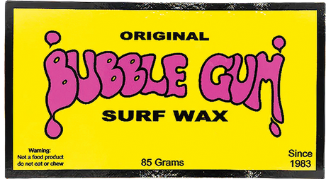 BUBBLE GUM STICKER OG LOGO THROWBACK 4" YELLOW