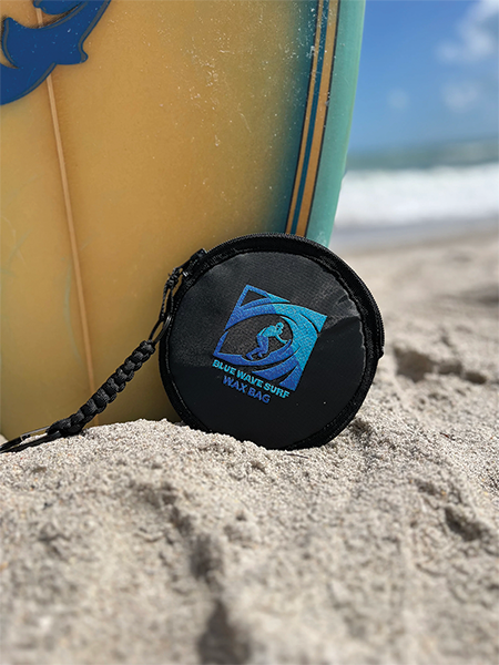BLUE WAVE SURF WAX BAG BLACK/BLUE