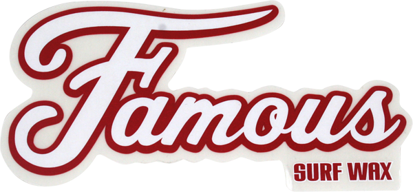 FAMOUS LOGO 7" STICKER single