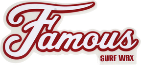 FAMOUS LOGO 7" STICKER single