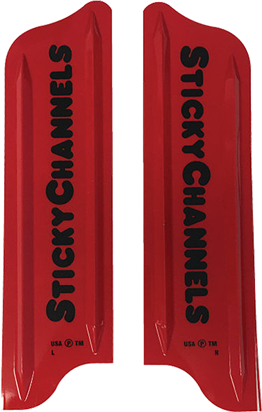 STICKY CHANNELS 11" RED