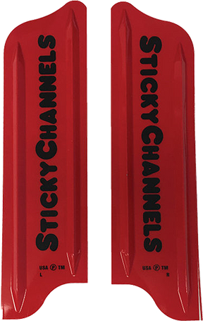 STICKY CHANNELS 11" RED