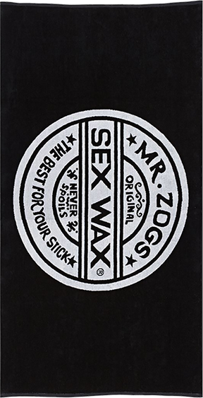SEXWAX TOWEL BLACK