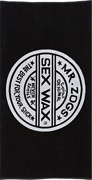 SEXWAX TOWEL BLACK