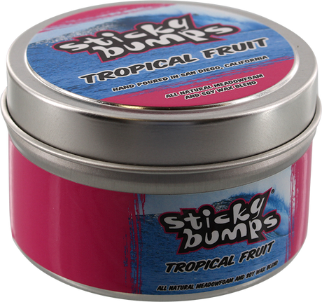 STICKY BUMPS CANDLE 4oz TIN TROPICAL FRUIT
