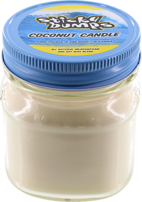 STICKY BUMPS CANDLE 7oz GLASS HAWAIIAN COCONUT
