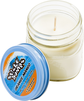 STICKY BUMPS CANDLE 7oz GLASS ORANGE MANGO