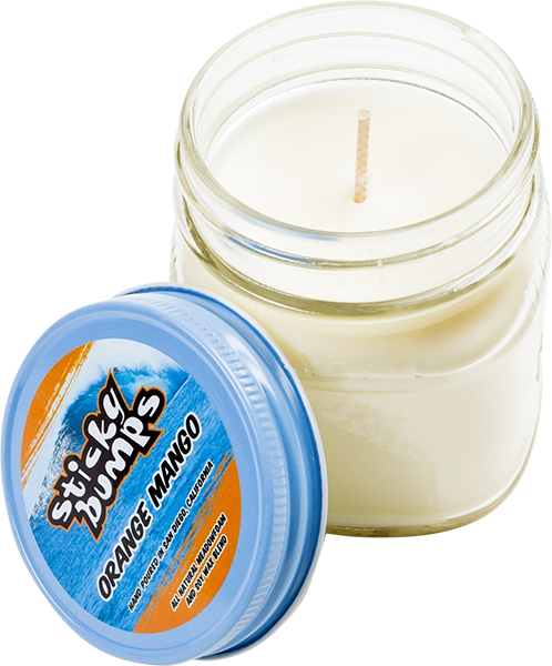 STICKY BUMPS CANDLE 7oz GLASS ORANGE MANGO