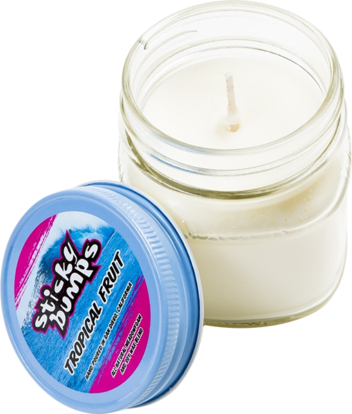 STICKY BUMPS CANDLE 7oz GLASS TROPICAL FRUIT