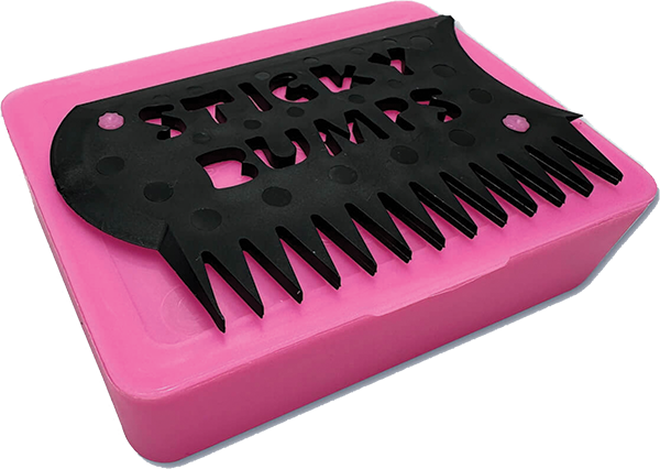 STICKY BUMPS WAX BOX & COMB PINK/BLK