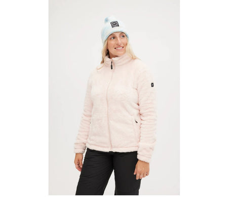 Oneill Hazel Cozy Full Zip Fleece Womens Peach Whip XS