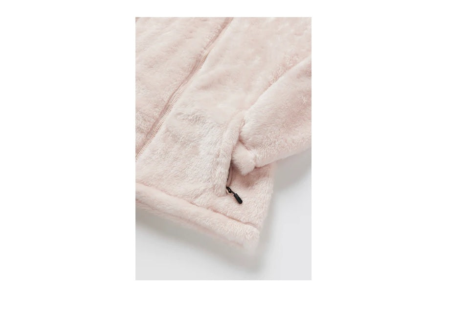 Oneill Hazel Cozy Full Zip Fleece Womens Peach Whip
