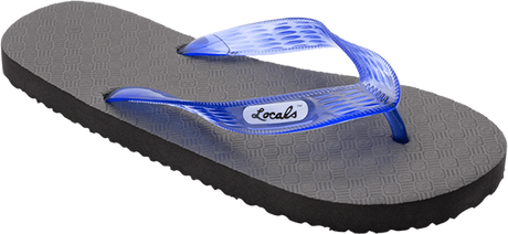 LOCALS ORIGINAL SLIPPA 11.5" BLK/TRANS.BLUE