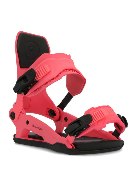 Ride C9 Snowboard Bindings Pink Medium